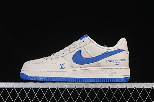 All categories Nk Air Force 1 Air Force series Nk Air Force 1 Low Air Force low-top Nike Air Force 1'07 Low LV co-branded mesh stitching beige Air Force 1 low-top casual sneakers QW5836-025